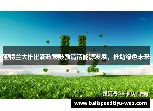 亚特兰大推出新政策鼓励清洁能源发展，推动绿色未来
